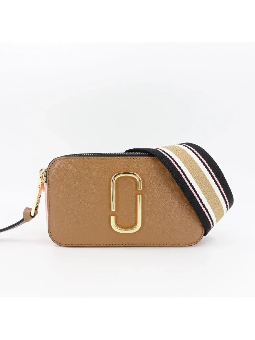 Marc Jacobs Snapshot Camera Bag in Saffiano Leather Brown OS